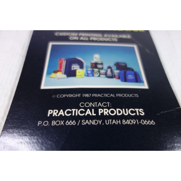 Vintage 1980s WACKY design Cold Drink Insulator Sleeve Jam Wrap New - Picture 11 of 11